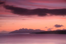 Rum sunset from Suisnish