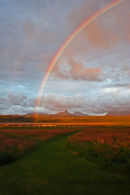 Achnahaird Bay, Stac Pollaidh and Rainbow, Wester Ross