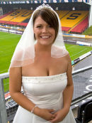Wedding Photography at the Bradford Bulls stadium.