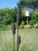 Ceramic Bullrushes   Sold