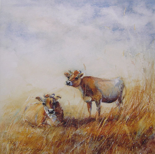 Gert and Daisy. 
39 x 39 cms. �45