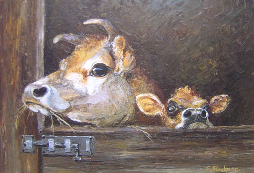 Moove Over. 
Litho Print. 
26 x 20 cms. �14.50