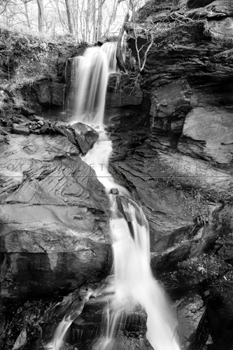 Lumsdale waterfall