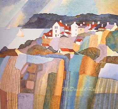 Sea Village I by Gillian McDonald