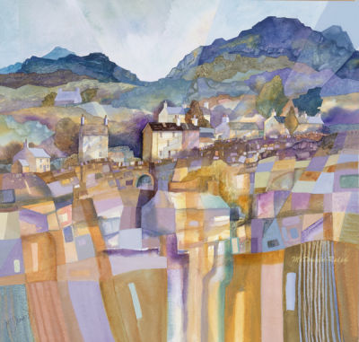 Mountain Village III by Gillian McDonald