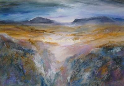 Mauve Hills by Gillian McDonald