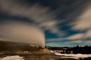 Castle Geyser at Night