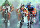 Mark Cavendish Sprints for the line