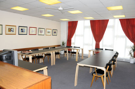 Our flexible table training/meeting room