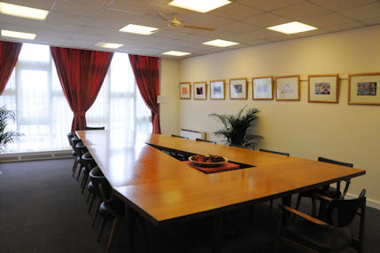 Our large table training/ meeting room facility
