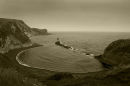 UK46 Lulworth Cove B & W