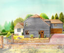 Forge House illustration from plans