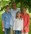 Family portrait taken at home