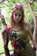 Fashion model photographed for a portfolio