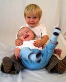Siblings enjoying a photo shoot