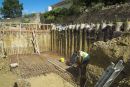 Photograph of site works for a civil engineer