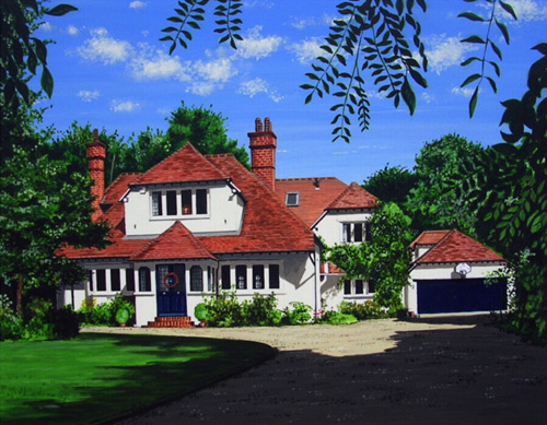 Commissioning artwork - Houses

