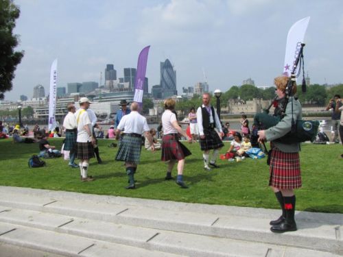 Dancing at Walk for Life.