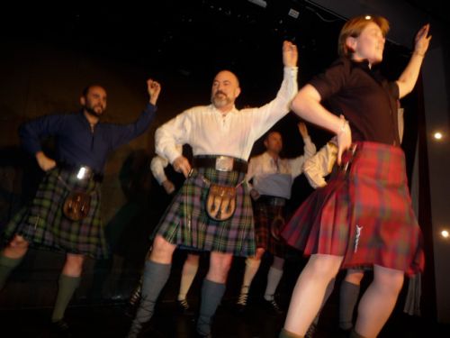 Highland Schottische opening of the performance