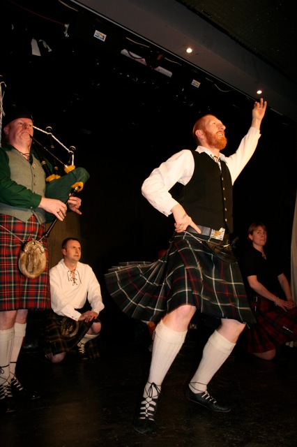 Roy dancing the Highland Fling
