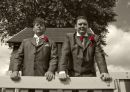 The groom and best man
