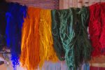 dyed yarns, Aït Benhaddou