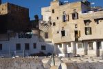 Mellah (old Jewish quarter) cemetery and houses, Fez
