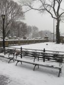 Central Park in snow 13