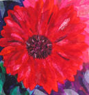 'Amour' Original Tissue Paper Collage On Canvas. 