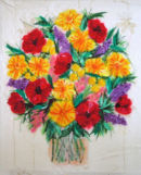 'Flowers For Margaret' Original Framed Artwork. SOLD