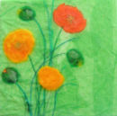 'Poppy Dazzler' Original Tissue Paper Collage On Canvas