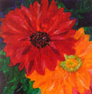 'Welcome' Original Tissue Paper Collage On Canvas. SOLD