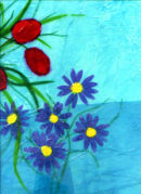 'Floral Fantasy' Original Framed Artwork