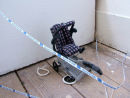 Untitled (blue pushchair)