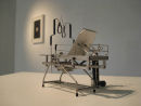 Untitled (obstetric labour table and Entonox cylinder)