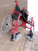 Untitled 2 (red wheelchair)